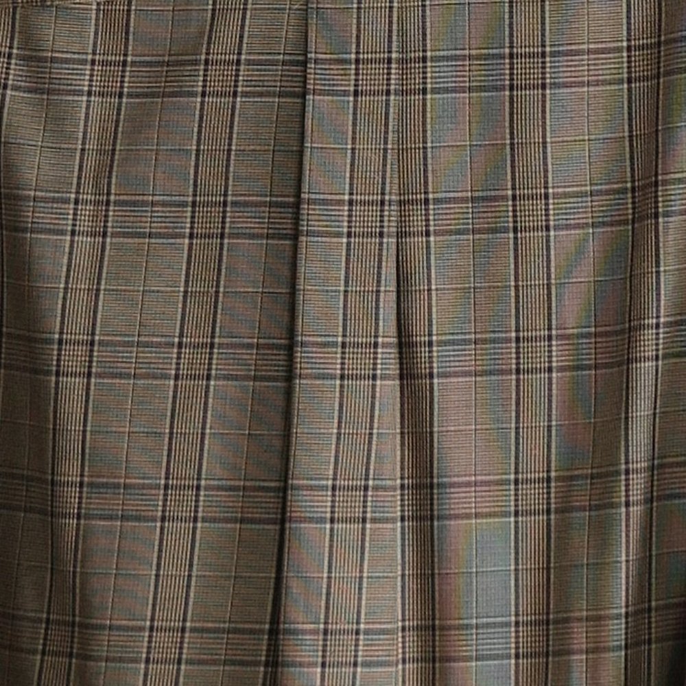 NWOT Jos. A. Bank Traveler's Collection Brown Plaid No-Wrinkle Shirt Size L - Picture 5 of 5